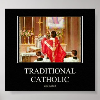 Poster catholique traditionnel