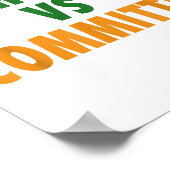 Poster Catholiques contre comités (Coin)