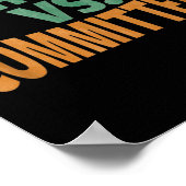 Poster Catholiques contre comités (Coin)