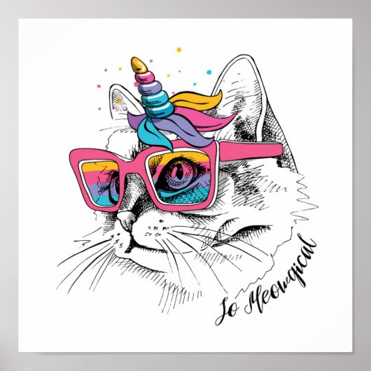 Poster Caticorn | So Meowgical (Devant)