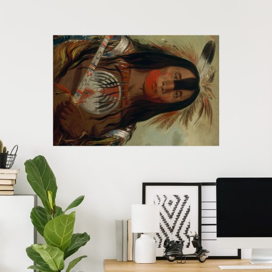 Poster Catlin Native American Art (Bureau à domicile)