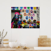 Poster Catrina Mère et Enfant Ofrenda (Cuisine)