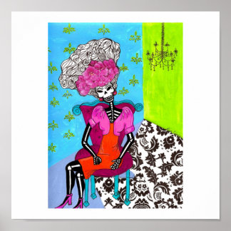 Poster Catrina Pretty en rose