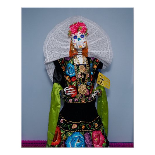 Poster Catrina Tehuana (Devant)