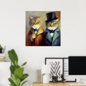 Poster Cats As Holmes et Watson (Bureau à domicile)