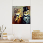 Poster Cats As Holmes et Watson (Cuisine)