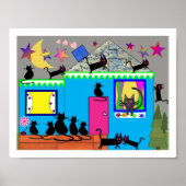 Poster CATS CRAWLING Partout (Devant)