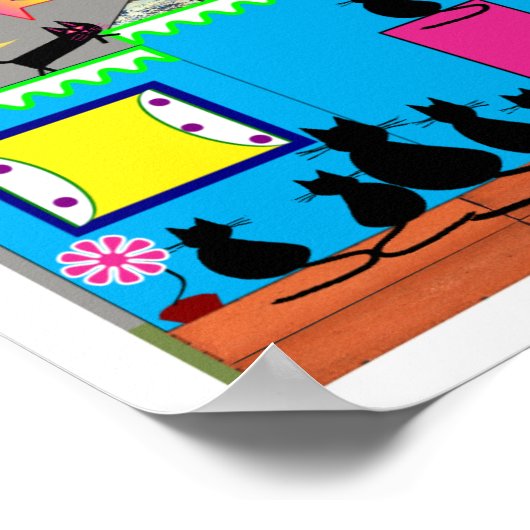 Poster CATS CRAWLING Partout (Coin)