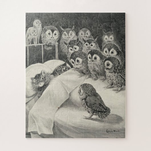 Póster Cats Nightmare. Louis Wain Legpuzzel (Verticaal)