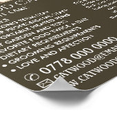 Poster Catterie, Service d'embarquement pour animaux, Pub (Coin)