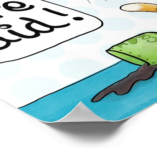 Poster Cattitude - Cat déverse café (Coin)