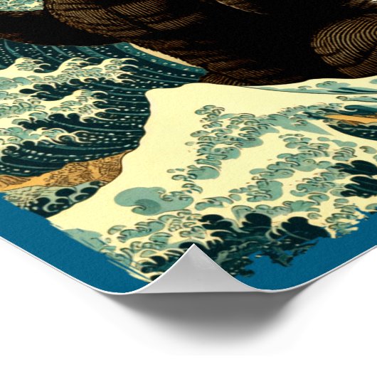 Poster Catzilla Funny Japanese Style  (Coin)