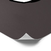 Poster Cauchemar Classique Design de Vampire d'Horreur (Coin)