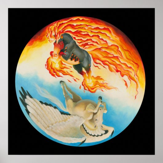 Poster Cauchemar et Mesa Pegasus Yin Yang (Devant)