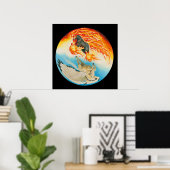Poster Cauchemar et Mesa Pegasus Yin Yang (Bureau à domicile)