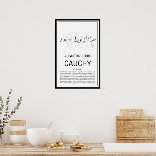 Poster Cauchy (Cuisine)