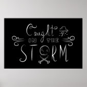 Poster Caught in the tempête (Devant)