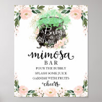 Cauldron Halloween Baby shower Mimosa Barre Pannea