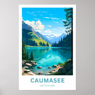 Poster Caumasee Suisse Imprimer Voyage
