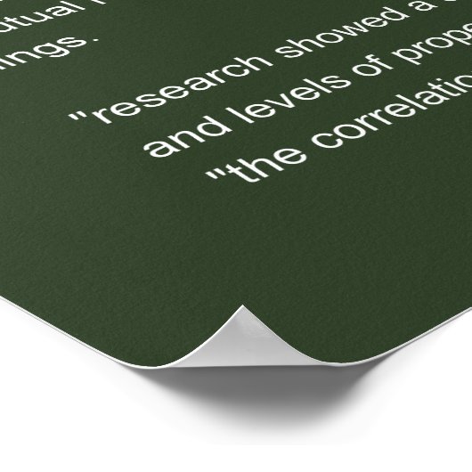 Poster Causation ou corrélation ? Règles de classe scient (Coin)