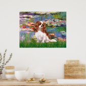 Poster Cavalier 2 (blenheim) - Lilies 2 (Cuisine)