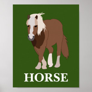 Poster Cavalier de cheval animal personnalisé Amateur de