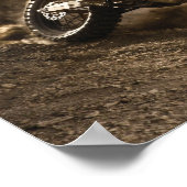 Poster Cavalier de Motocross (Coin)