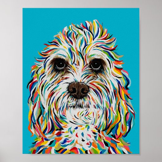 Poster Cavalier King Charles Spaniel (Devant)