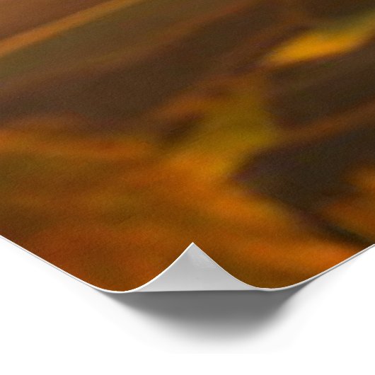 Poster Cavalier King Charles Spaniel à cheval sur un ball (Coin)