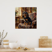 Poster Cavalier King Charles Spaniel Bibliothèque Victori (Cuisine)