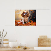 Poster Cavalier King Charles Spaniel Blenheim (Cuisine)