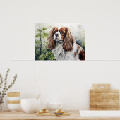 Poster Cavalier King Charles Spaniel Blenheim (Cuisine)