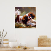Poster Cavalier King Charles Spaniel Chien (Cuisine)