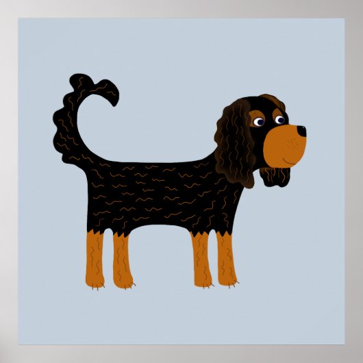 Poster Cavalier King Charles Spaniel Chien (Devant)