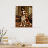 Poster Cavalier King Charles Spaniel - Chien Art Imprimer (Cuisine)