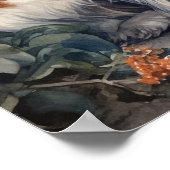 Poster Cavalier King Charles Spaniel Chien Art Imprimer P (Coin)