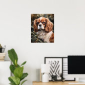 Poster Cavalier King Charles Spaniel Chien Art Imprimer P (Bureau à domicile)