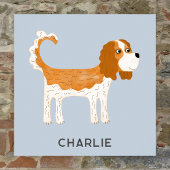Poster Cavalier King Charles Spaniel Chien Personnalisé