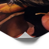 Poster Cavalier King Charles Spaniel Halloween (Coin)