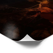 Poster Cavalier King Charles Spaniel Halloween Épouvantab (Coin)