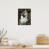 Poster Cavalier King Charles (tricolor) - Ophélie assise (Cuisine)