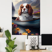 Poster Cavalier King sur un gouvernail : Une aventure pit (Bureau à domicile)