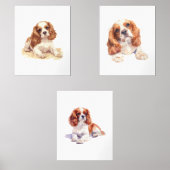 Poster Cavalier Spaniel, Puppy Nursert Imprimer (Recto)