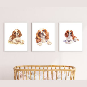 Poster Cavalier Spaniel, Puppy Nursert Imprimer