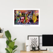 Poster Cavaliers dans la Nuit (Bureau à domicile)