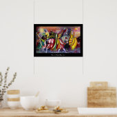 Poster Cavaliers dans la Nuit (Cuisine)