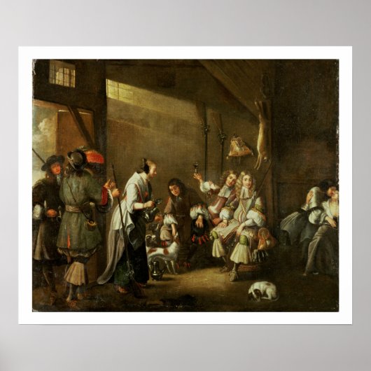Poster Cavaliers et compagnons Séjourner dans une grange (Devant)