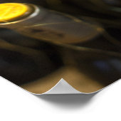 Poster Cave à vin Bodega Marques de Riscal, bouteilles de (Coin)