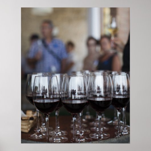 Poster Cave à vin Bodega Marques de Riscal, dégustation d (Devant)