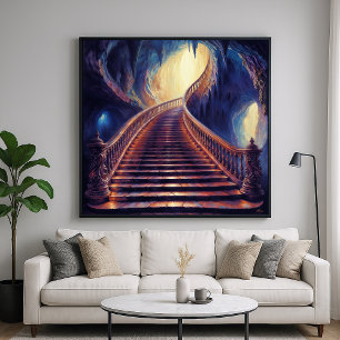 Poster Cave Ascension - Style Artistique Artistique Mysti